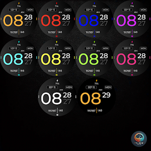 Digital Time - watch face Screenshot 2
