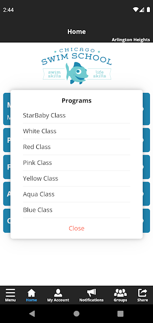 Chicago Swim School Screenshot 2
