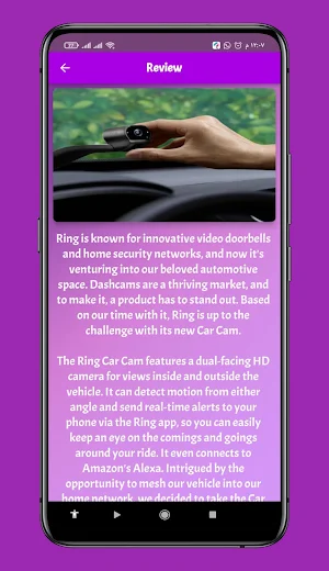Ring Car Cam Guide Screenshot 0