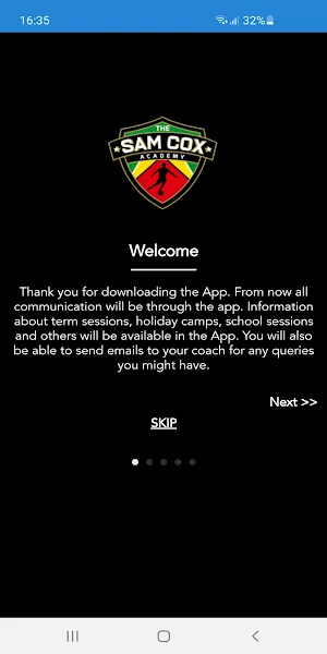 The Sam Cox Academy Screenshot 1