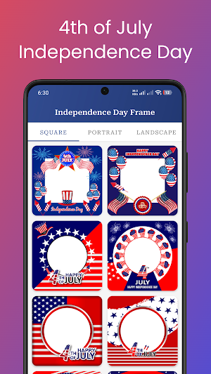 4th July USA Day Photo Frame Screenshot 1