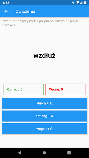 Niemieckie przyimki i rekcja Screenshot 1