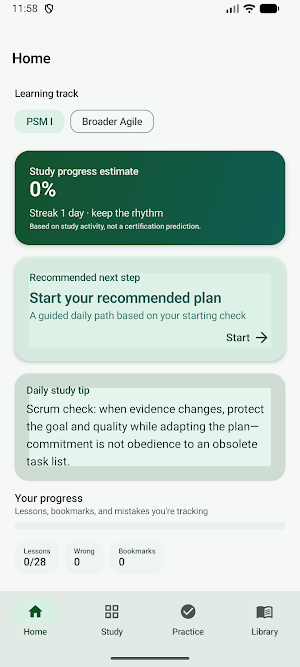 Scrum Master Prep: PSM I Screenshot 0