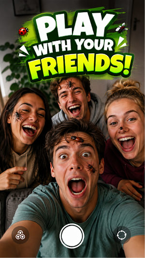 Bug Crawl: Funny Face Filters Screenshot 1