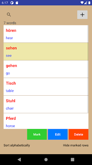 Build Own Dictionary Screenshot 3