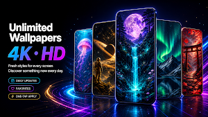 Dynamic Live Wallpaper - 4K HD Screenshot 1