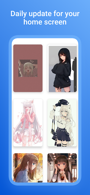 Anime girl wallpaper Screenshot 1