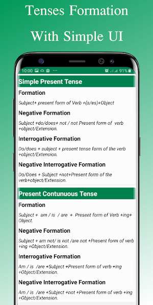 English Tenses and English Grammar Screenshot 3