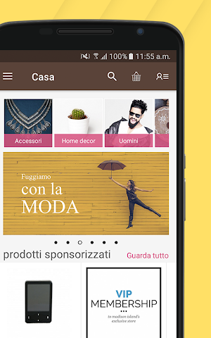 Mobile Application for Magento in Italian Screenshot 1