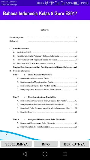 Bahasa Indonesia Kelas 8 Guru E2017 Screenshot 2