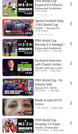 Football Live & Highlights Screenshot 0