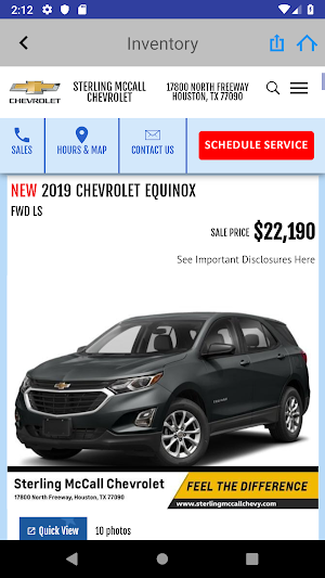 Sterling McCall Chevrolet Screenshot 3
