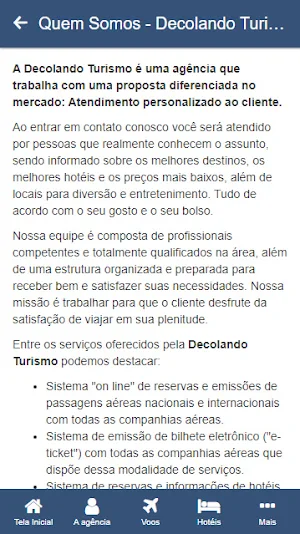 Decolando Turismo Screenshot 1