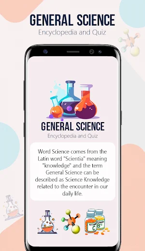 General Science Book and Quiz Screenshot 1