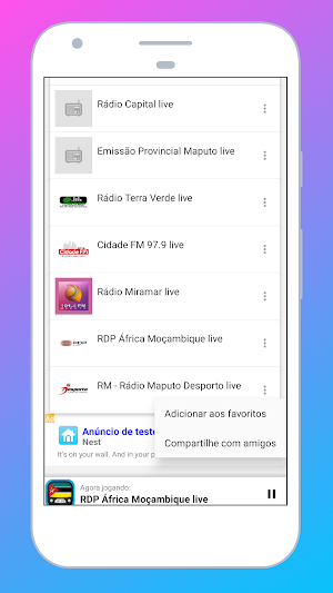Radio Mozambique: FM AM Online Screenshot 3