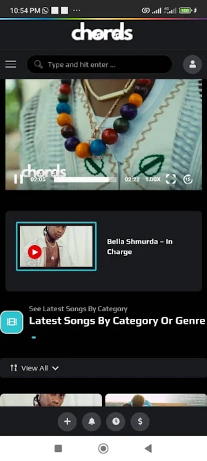 Chords: Play,Stream, Earn Screenshot 1