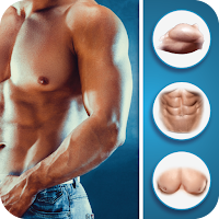 Man Abs Editor : Men Six pack