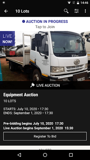Devco Auctioneers Screenshot 1
