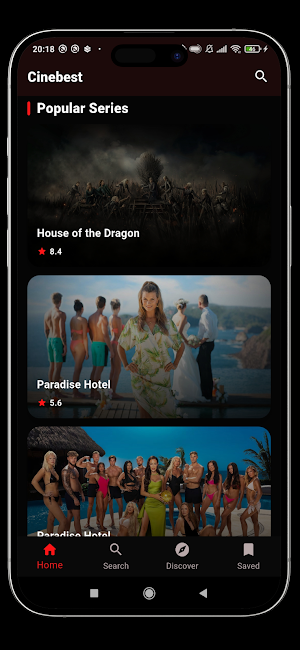Cinebest: Movies & TV Shows Screenshot 1