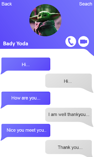 Baby Yoda Video Call Screenshot 3