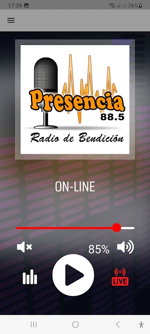 Radio Presencia 88.5 Screenshot 1