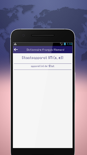 Dictionnaire Français Allemand Screenshot 3