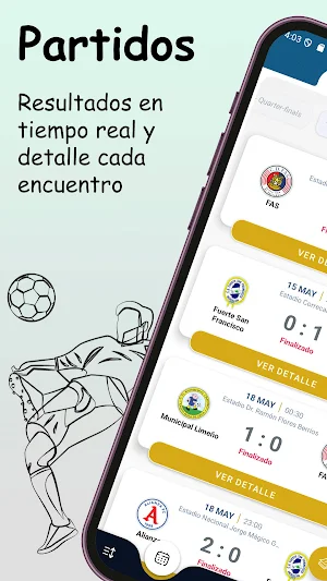 Fútbol Pro El Salvador Screenshot 0