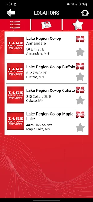 Lake Region Rewards Screenshot 3
