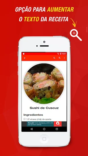 Receitas de Sushi Screenshot 2