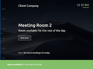 YAROOMS Meeting Room Display Screenshot 0