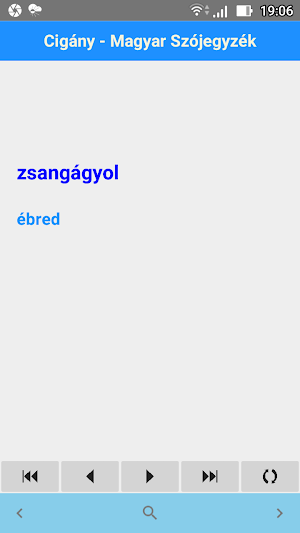 Cigány - Magyar Szójegyzék Screenshot 2