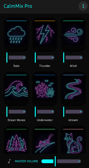 CalmMixPro - White Noise Mixer Screenshot 0
