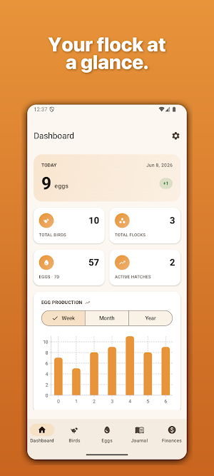 PoultryPal: Chicken & Egg Log Screenshot 0