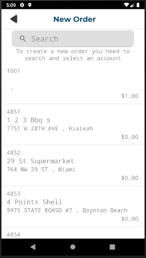 Listaso Customer Order Catalog Screenshot 0