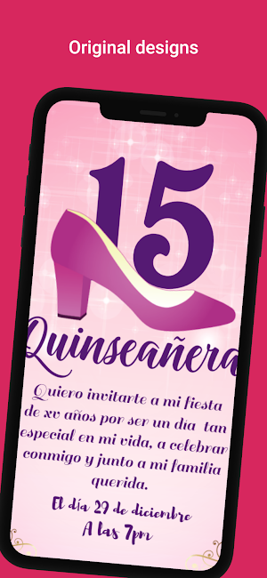 Quinceanera invitation Screenshot 2