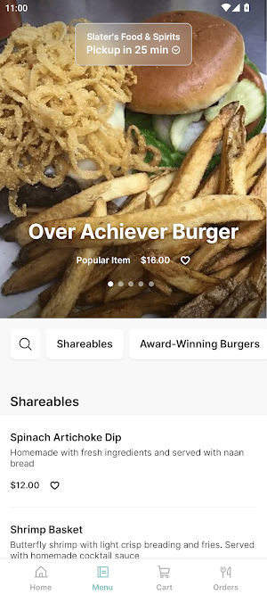 Slater's Food & Spirits Screenshot 1