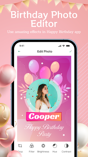 Birthday Photo Frame Maker Screenshot 2