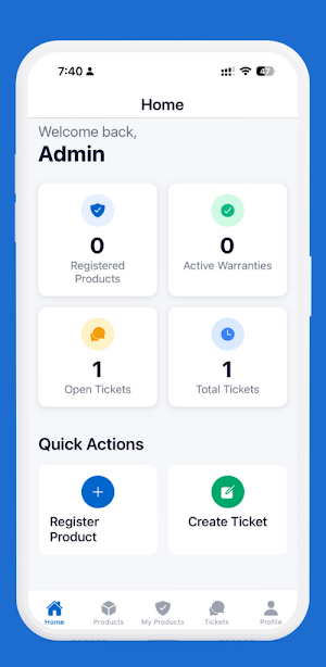 Aquatech Product Support Screenshot 0