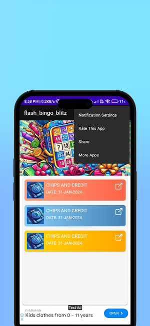 Bingo Blitz Credits Screenshot 3