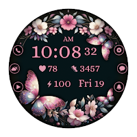 AZ282 Butterfly Watch Face