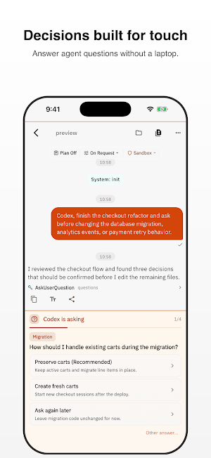 CC Pocket: Codex & Claude Screenshot 3