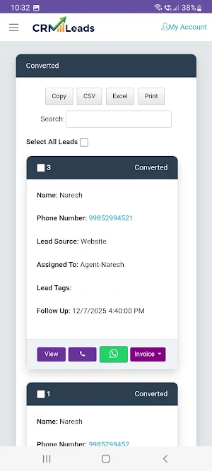 crmleads Screenshot 2