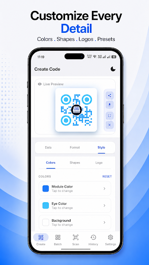 Bulk QR & Barcode PDF -BatchQR Screenshot 1