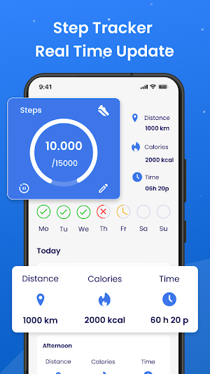 Steps Counter: Goal Pedometer Screenshot 1