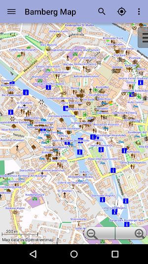 Bamberg Offline City Map Screenshot 2