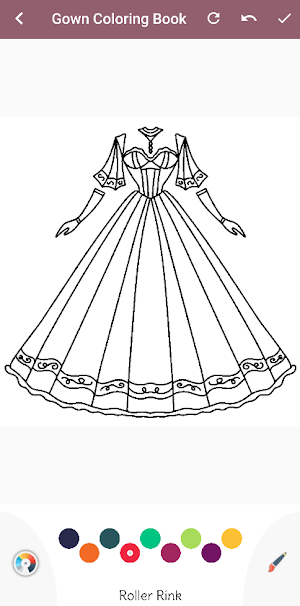Fashion Gown Coloring Book Screenshot 1
