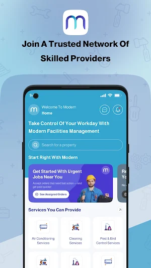 Modern construction provider Screenshot 0