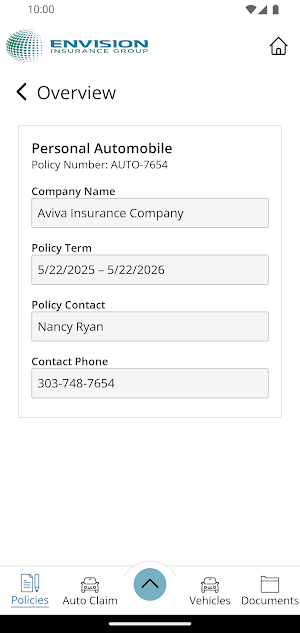 Envision Insurance Online Screenshot 3