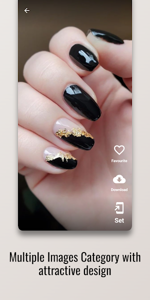 Gold Foil Magic Nail Design Screenshot 0