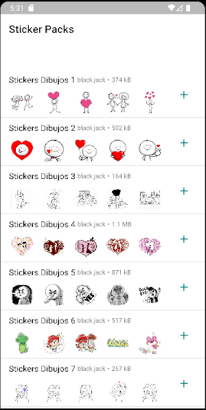 Stickers de Dibujos Screenshot 0